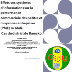 Effets des systèmes d’informations sur la performance commerciale des petites et moyennes entreprises (PME) au Mali  Cas du district de Bamako.